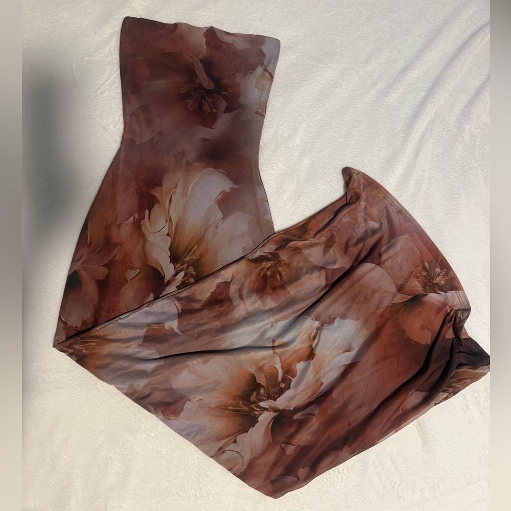 Strapless Floral Windsor Dress